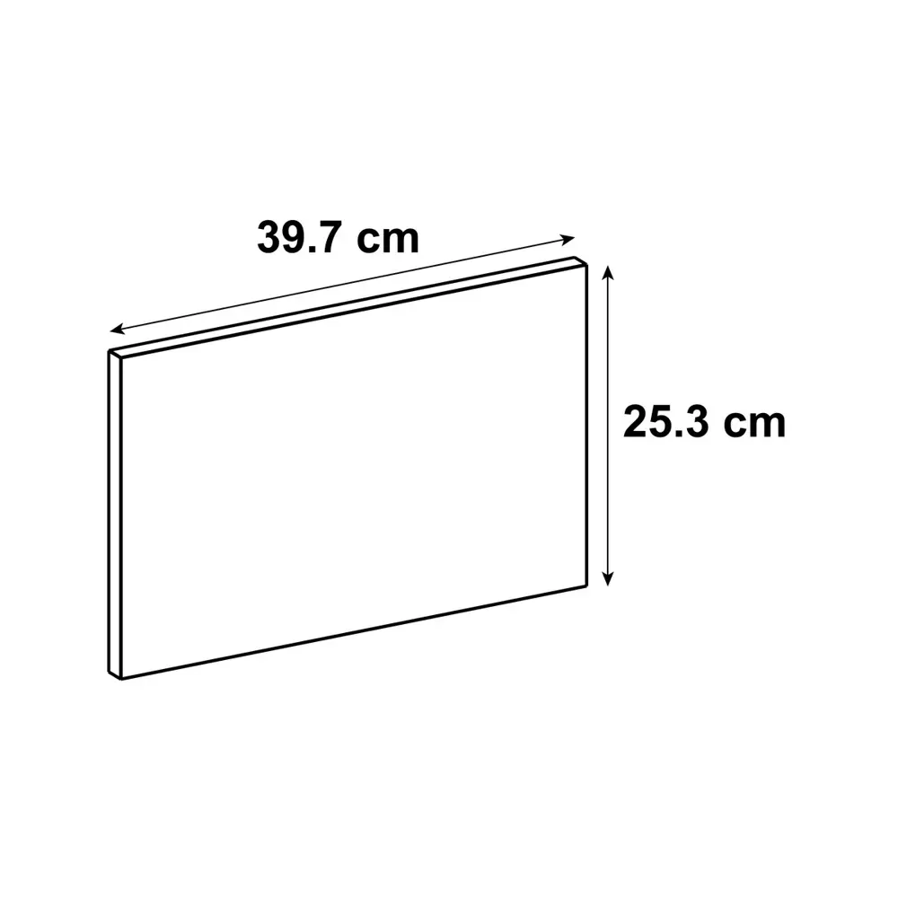 Дверь для ящика Delinia ID Аша 39.7x25.3 см ЛДСП цвет зелёный STLM-2005519 - Вид №1