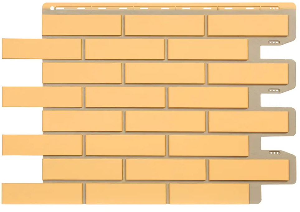 90857285 Фасадная панель Royal Stone Облицовочный кирпич Квинстаун 0.58м² STLM-0412415