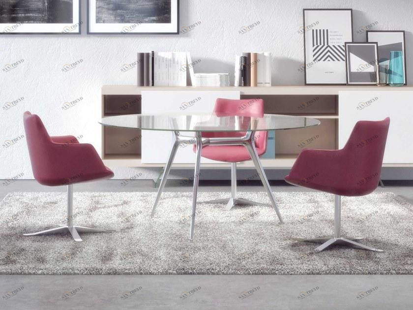 ESTEL GROUP Круглый стол для переговоров из стекла P016 sun-id-1372669