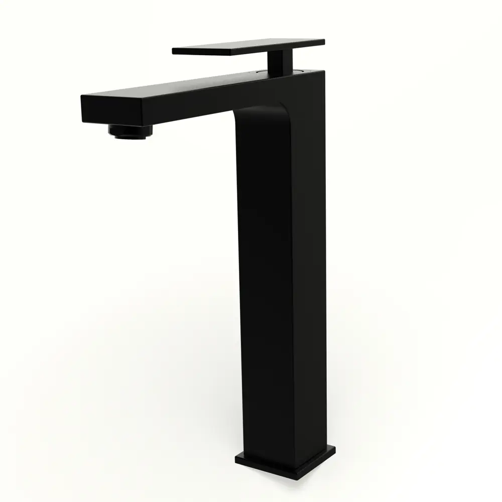 Смеситель Konsensa Прато для раковины - черный матовый с керамическим картриджем 89396330 STLM-1579468