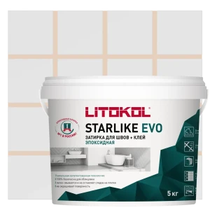 91038533 Затирка Litokol L0485240004 Starlike Evo S.208 Sabbia 5.30кг STLM-1511394