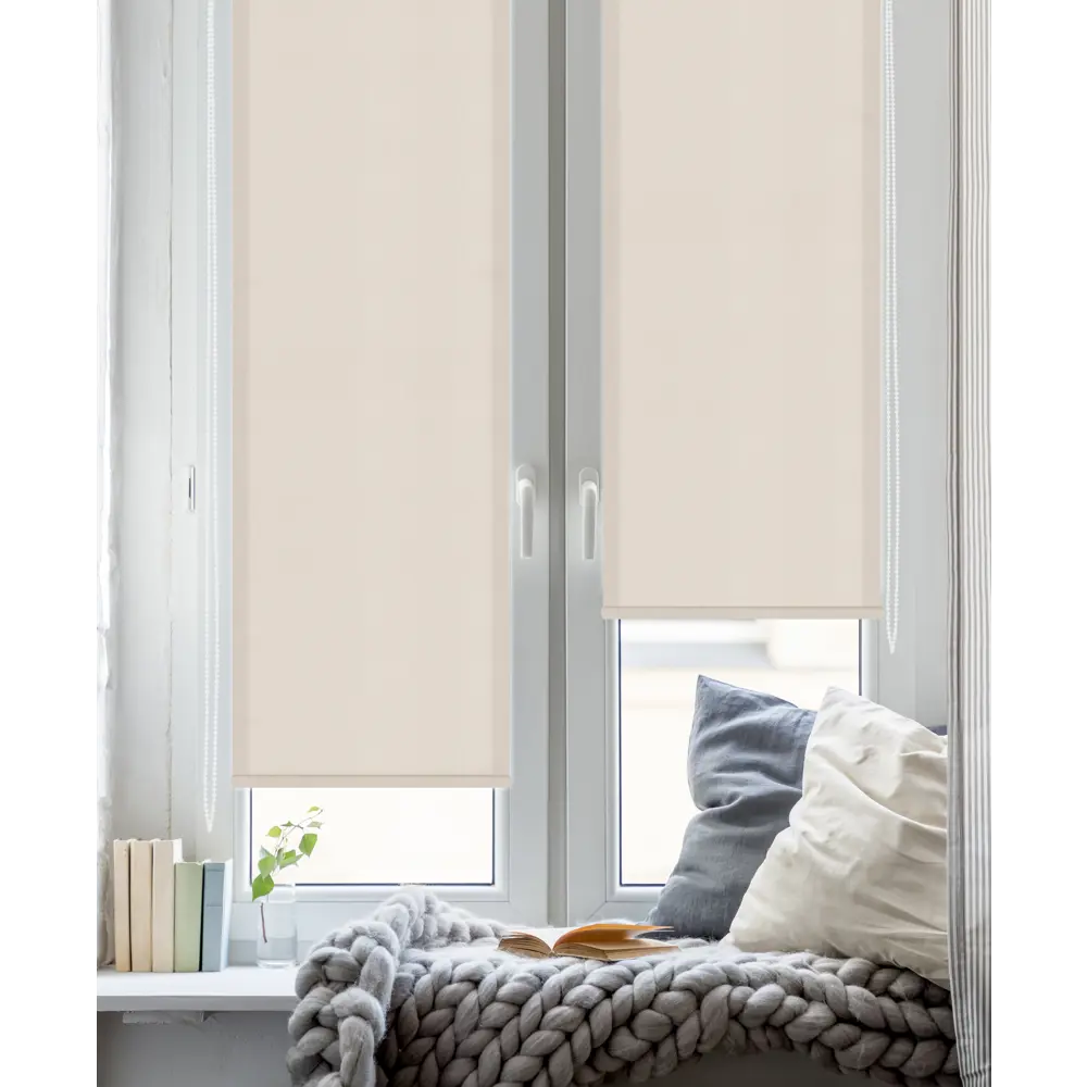 Штора рулонная Inspire Шантунг 60x160 см бежевая 82807389 STLM-2175265 - Вид №5