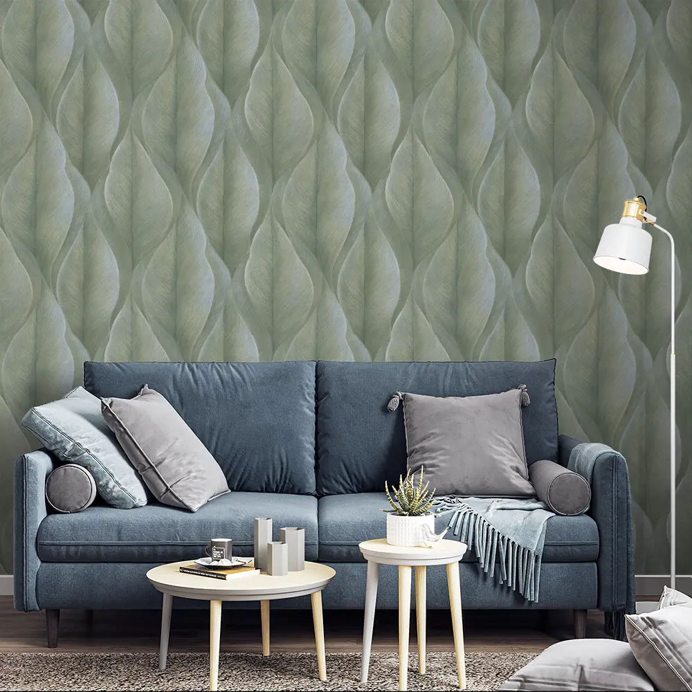 Флизелиновые обои Palitra Planet Olivia с растительным орнаментом 89352162 STLM-0817090 - Вид №2