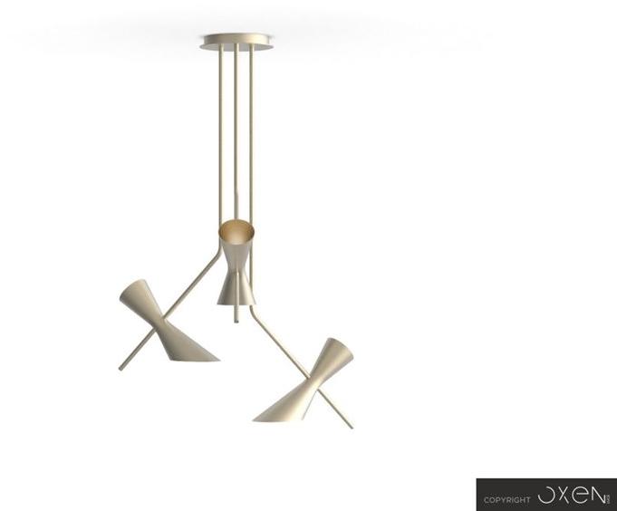 NEXO LUCE Светодиодный подвесной светильник из стали Oxen pendant lamp 7008a1 - a5 - Вид №8