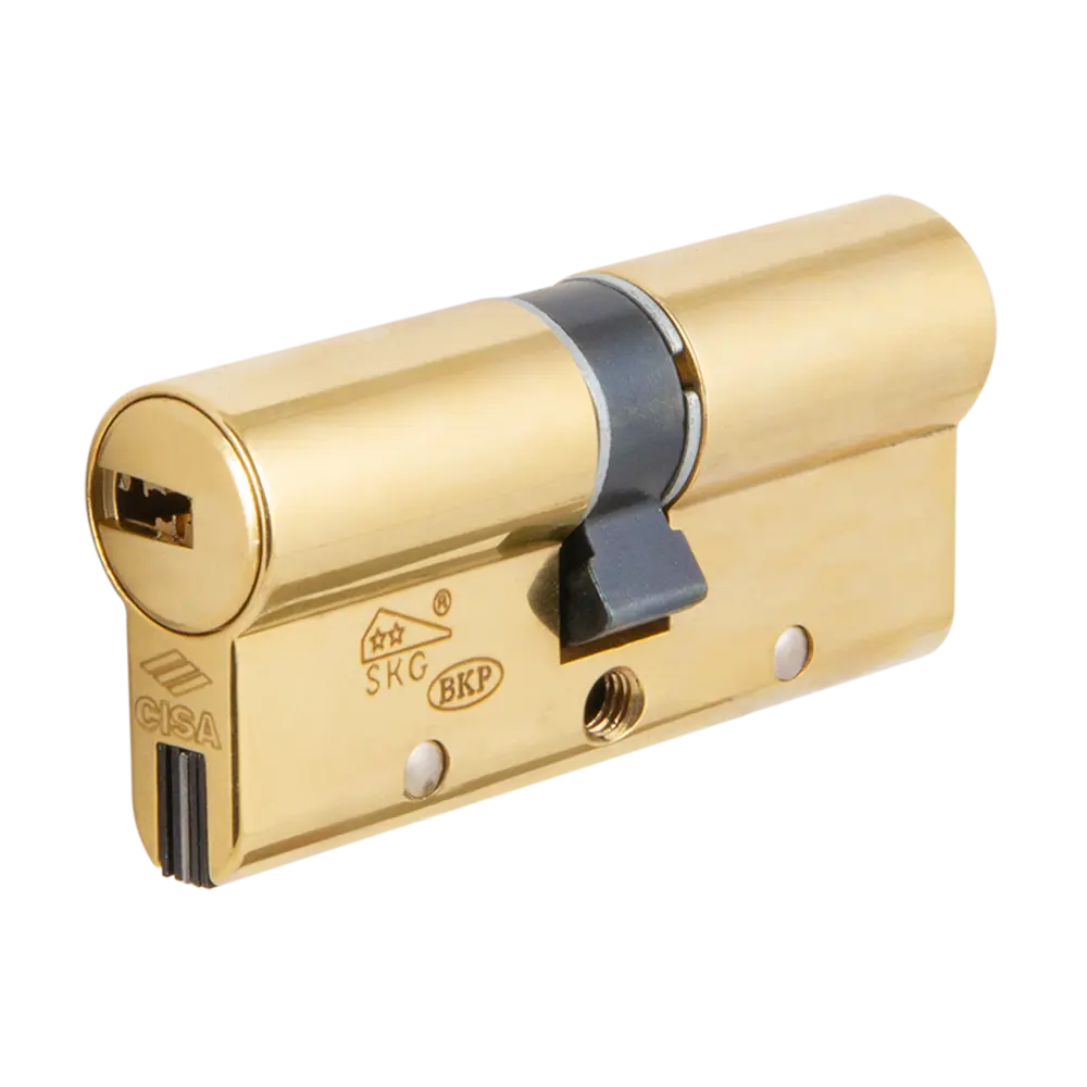 Цилиндр Cisa AP4S OP3S1-13.66, 30x10x30 мм, ключ/ключ, цвет латунь STLM-2177665