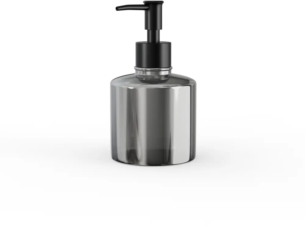 88482930 Дозатор для жидкого мыла Lemer Black Mirrow BLMIR01, стекло, цвет дымчатый STLM-0977085