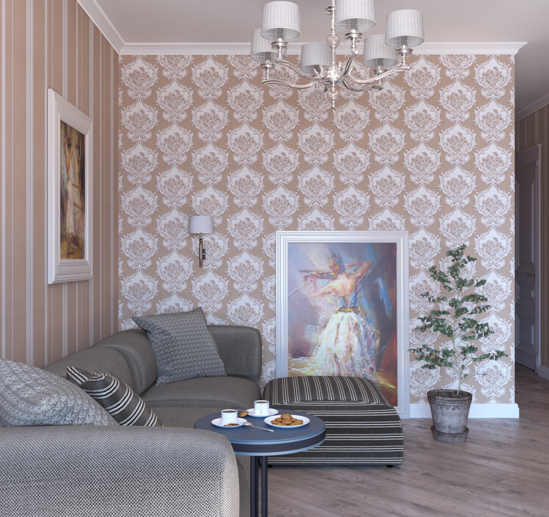 Рулон обоев основа Флизелиновая HC31076-41 Home Color Мин. заказ 6 рулонов HC3107641 - Вид №6