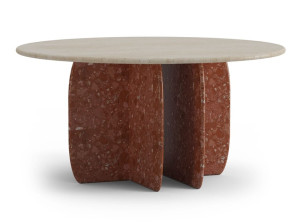 Круглый стол из венецианской терраццо