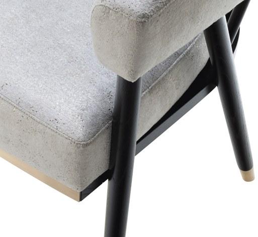 FRATO Стул из ткани с подлокотниками  Fup110008aaf  - Вид №2