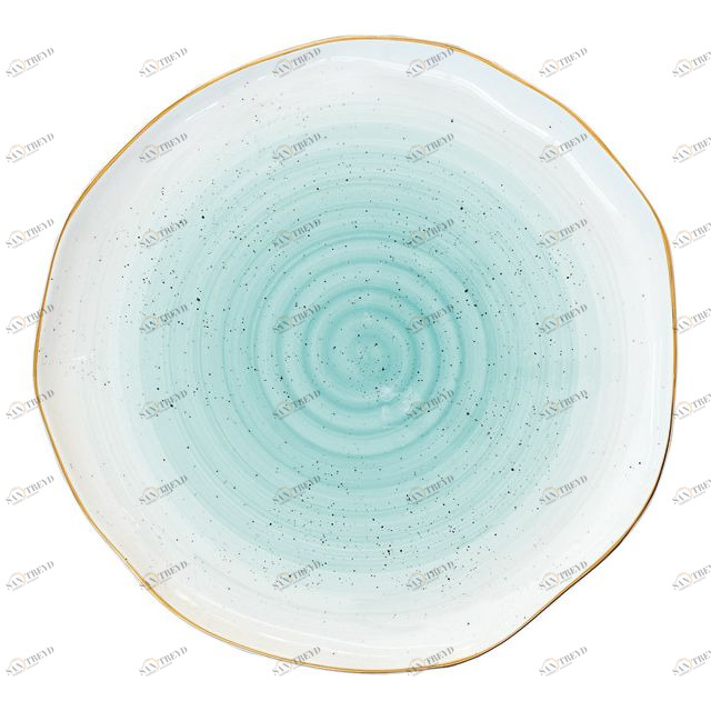 Тарелка фарфоровая голубая Artesanal EASY LIFE ARTESANAL 00-3946721 Голубой 