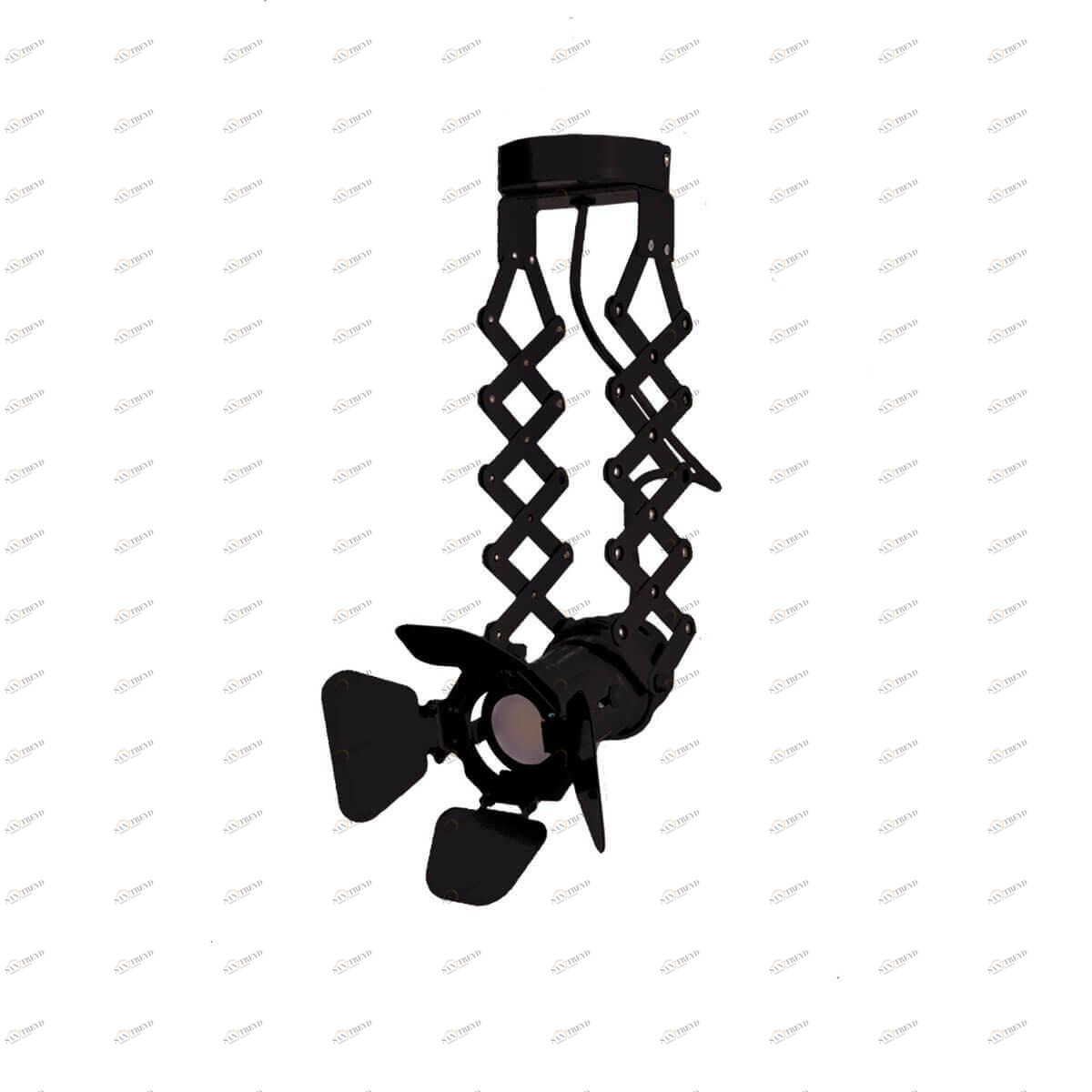 Спот потолочный галогеновый со шторками раздвижной черный Cinema Loft 3095-S LOFT IT СОФИТЫ 00-3925377 Черный 