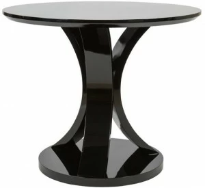 Stylish Club Круглый журнальный столик из лакированного дерева Oceanus Scf.o04