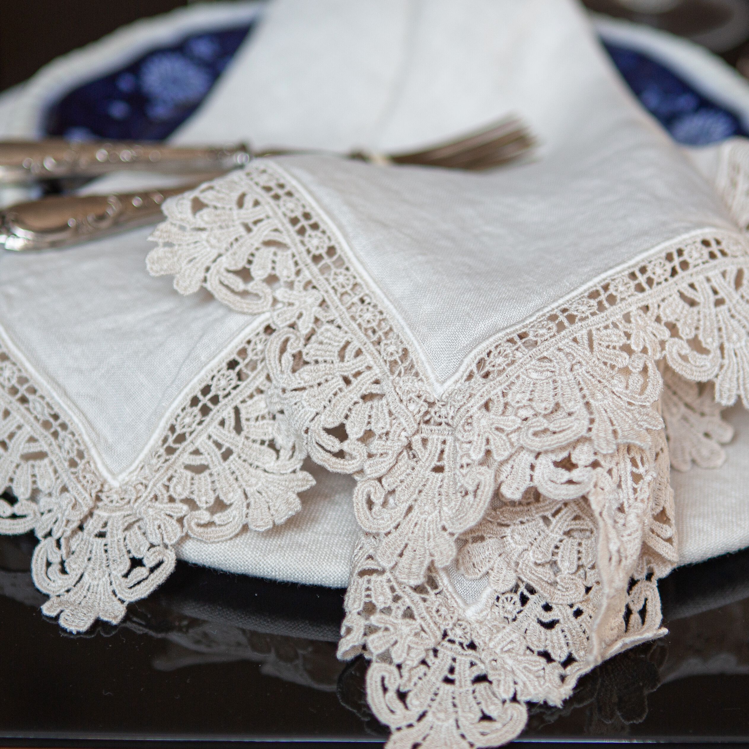 Салфетки с сицилийским кружевом Once Milano Sicily Lace ARCH-00046934 - Вид №1