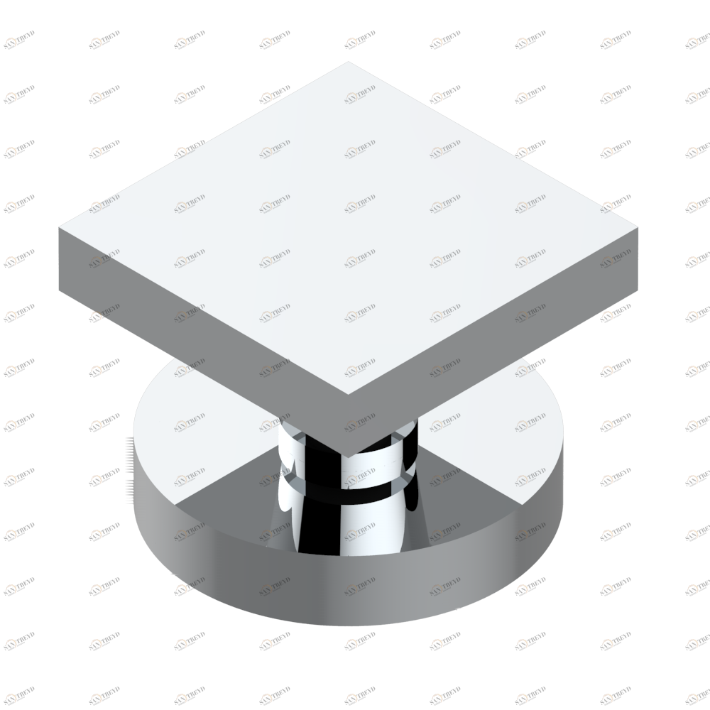 G79-334 Донный клапан для раковины с внешним штоком управления Thg-paris Cubica Хром G79-334 CAT.A