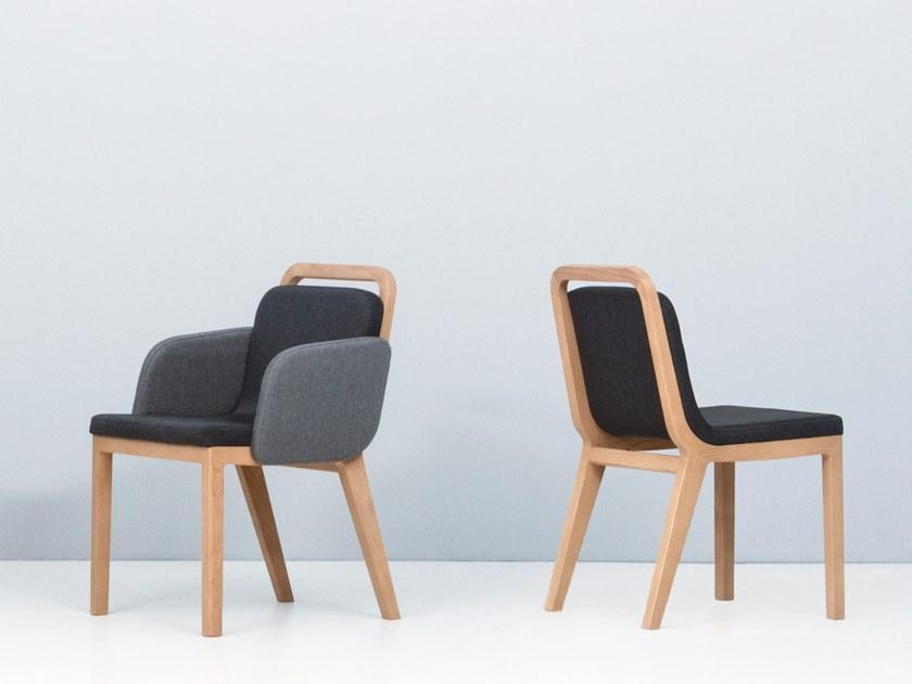 Anesis Стул из массива дерева с подлокотниками  A88  - Вид №5