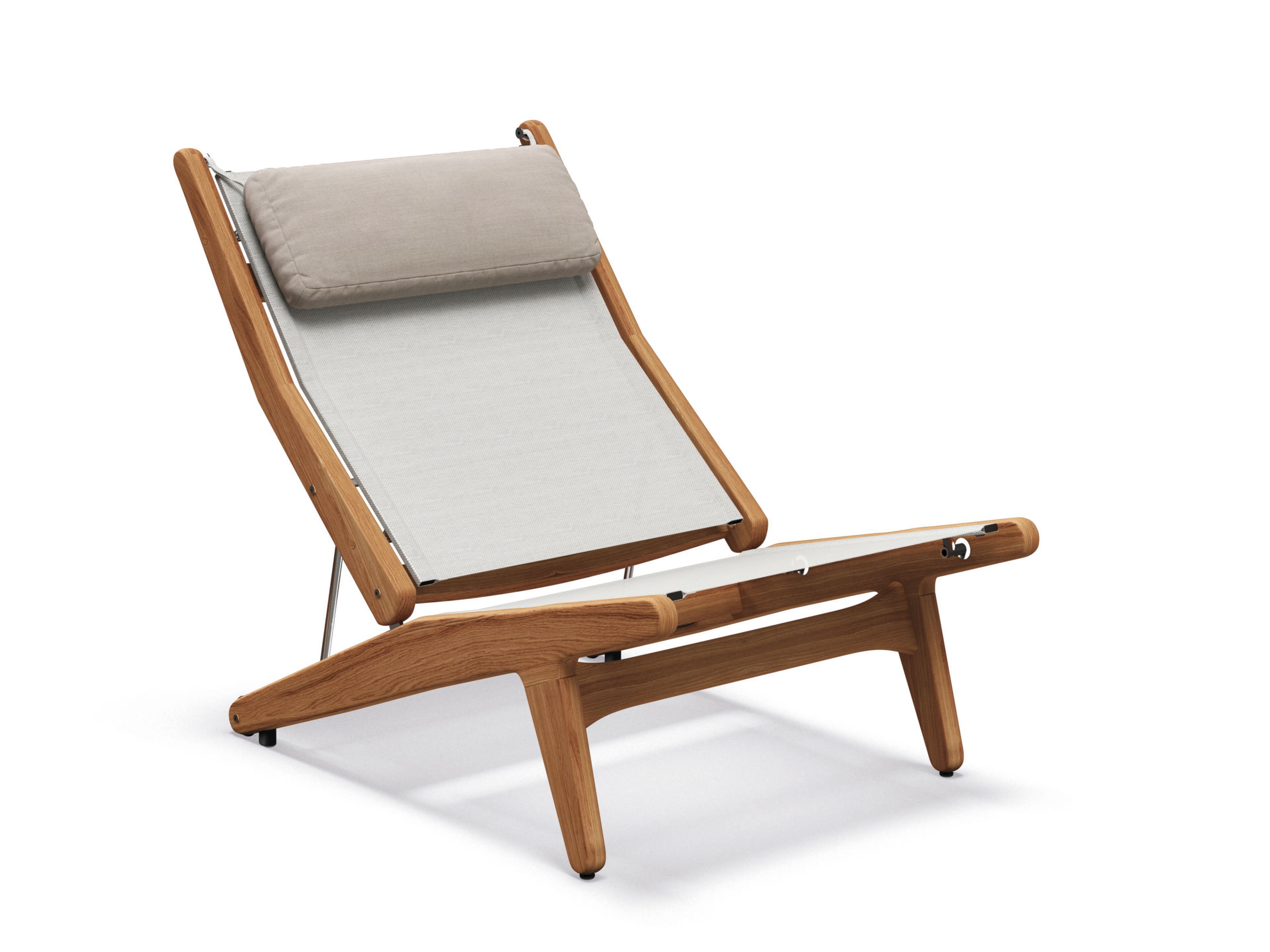 Кресло для отдыха с откидной спинкой из ткани Gloster ARCH-00140755 - Вид №2