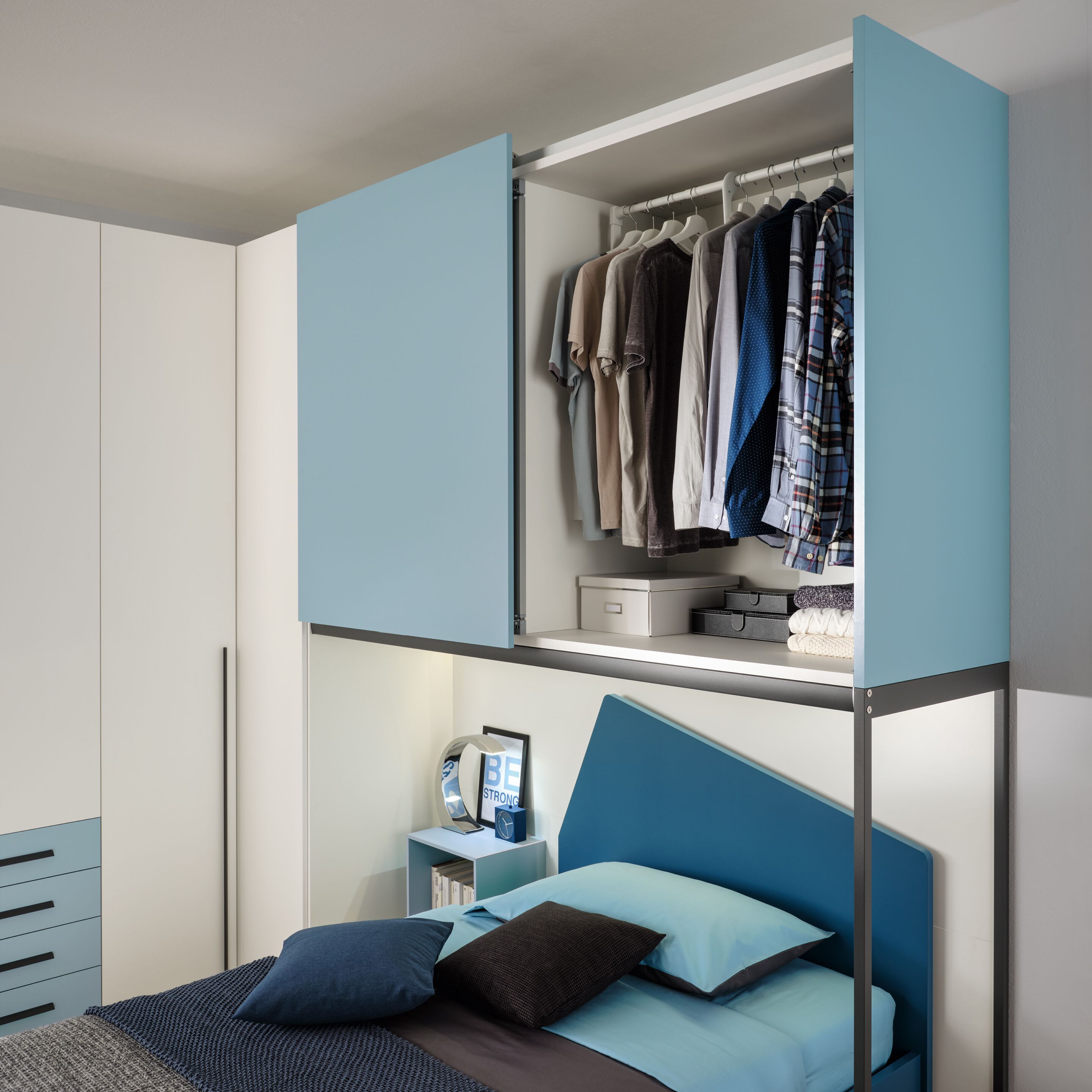 Спальня с угловой палубой Moretti Compact YC313 ARCH-00055187 - Вид №1