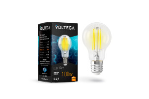 16183484 Светодиодная лампа ЛОН Е27 2800К 10W Графен 7102 VOLTEGA