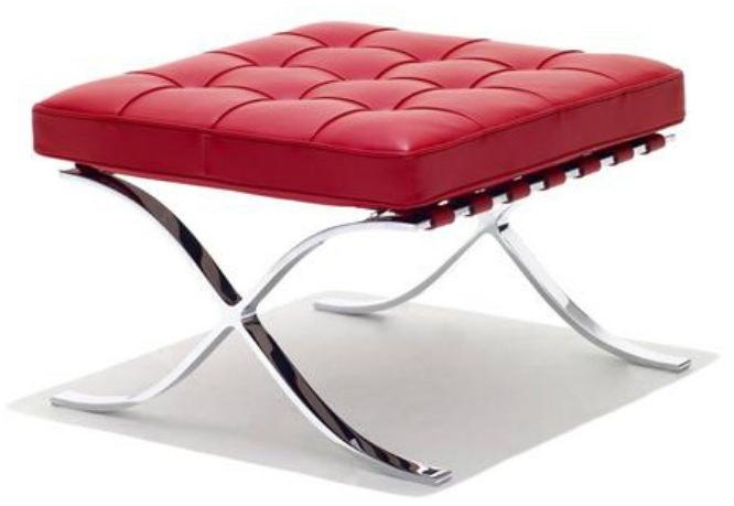KNOLL Подставка для ног из кожи Barcelona® sun-id-1437751 - Вид №1