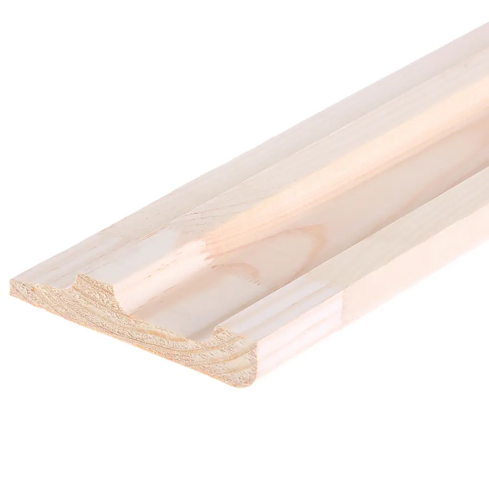 АРЕЛАН | Широкий евро-плинтус из массива сосны для элегантной отделки 81960909 STLM-0015481 - Вид №1