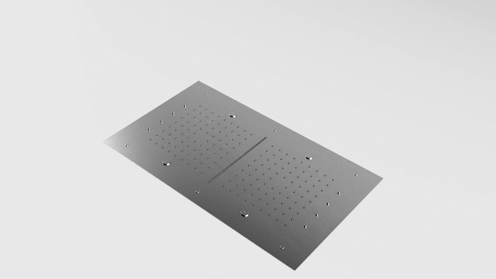 Rexa Design Встроенная душевая лейка с водопадом, хромотерапией и небулайзерами 70x40 REXA-ST260 