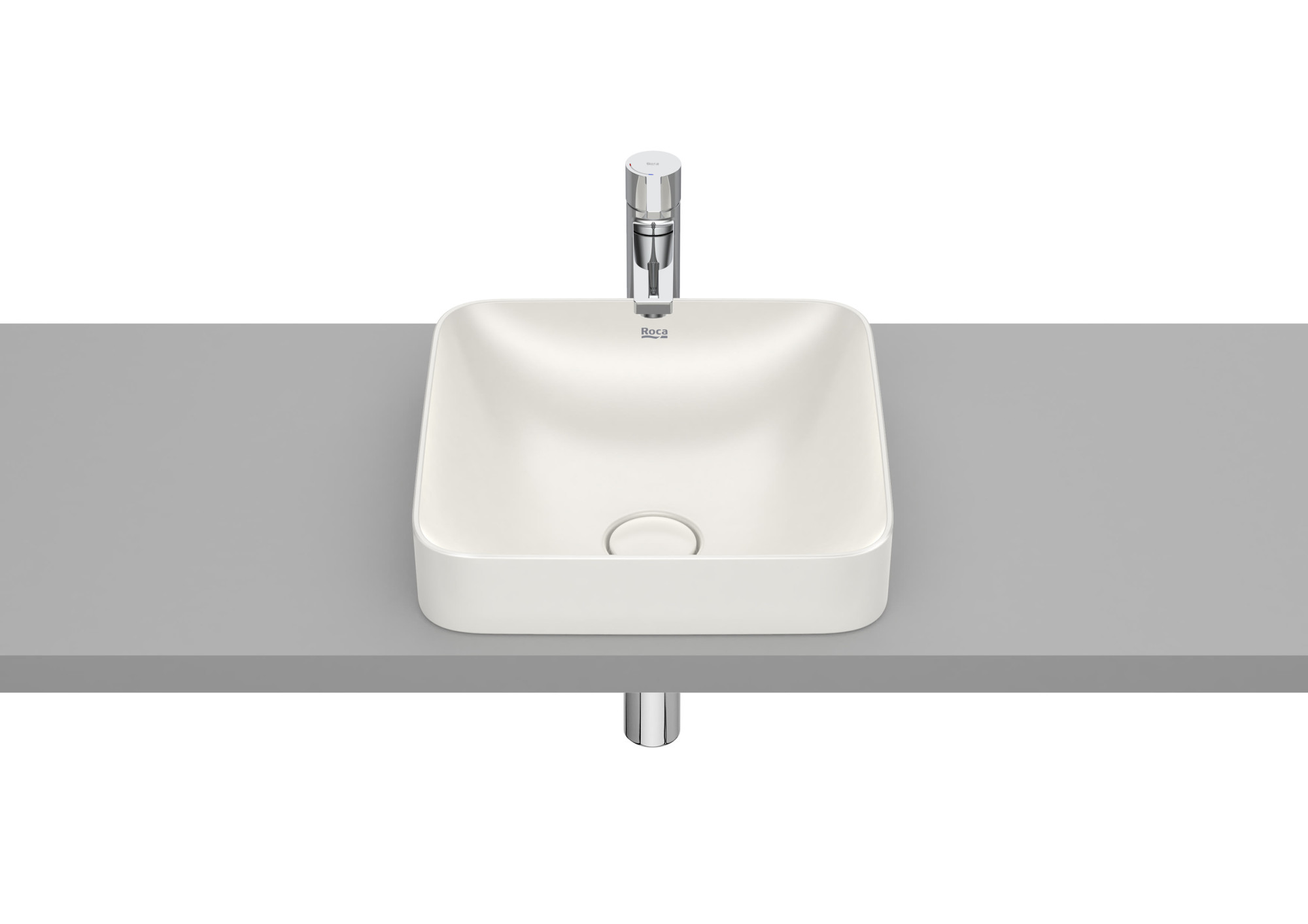 A32753R650 SQUARE - Умывальник FINECERAMIC® спасти ROCA Inspira 