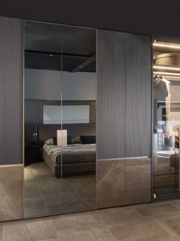 Деревянный секционный шкаф с зеркалом Shake Hege ARCH-00028115 - Вид №2