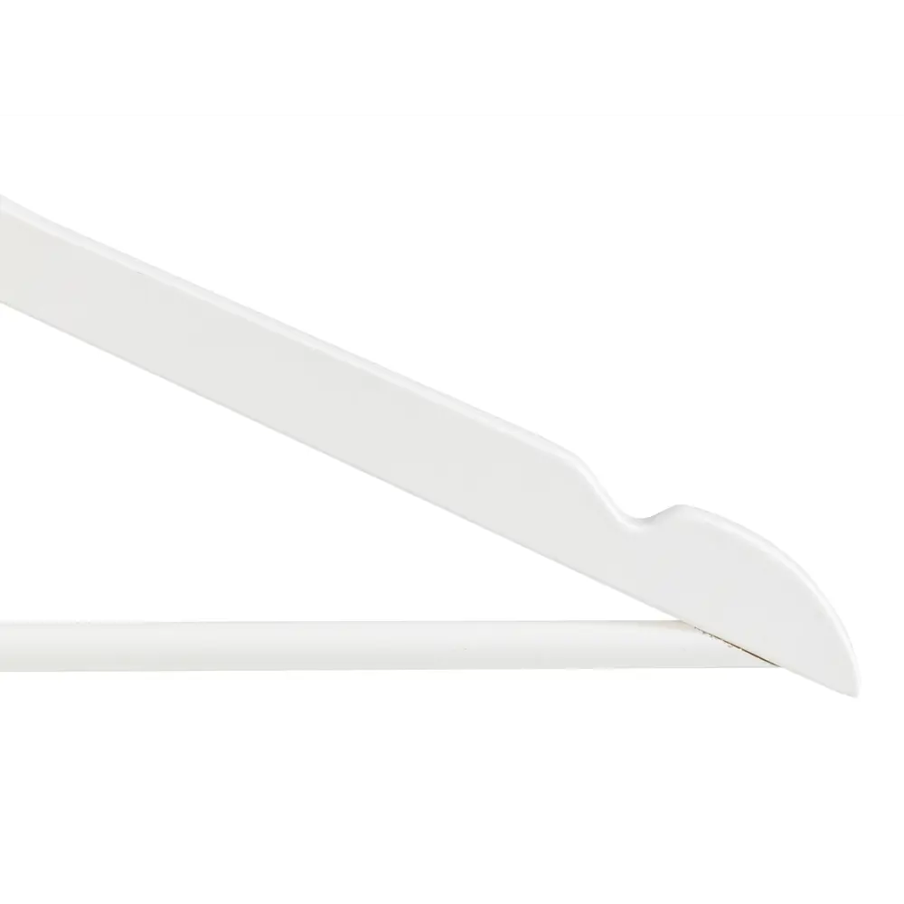 Деревянные плечики Konsensa белые с перекладиной для бережного хранения одежды 89396133 STLM-1574680 - Вид №3