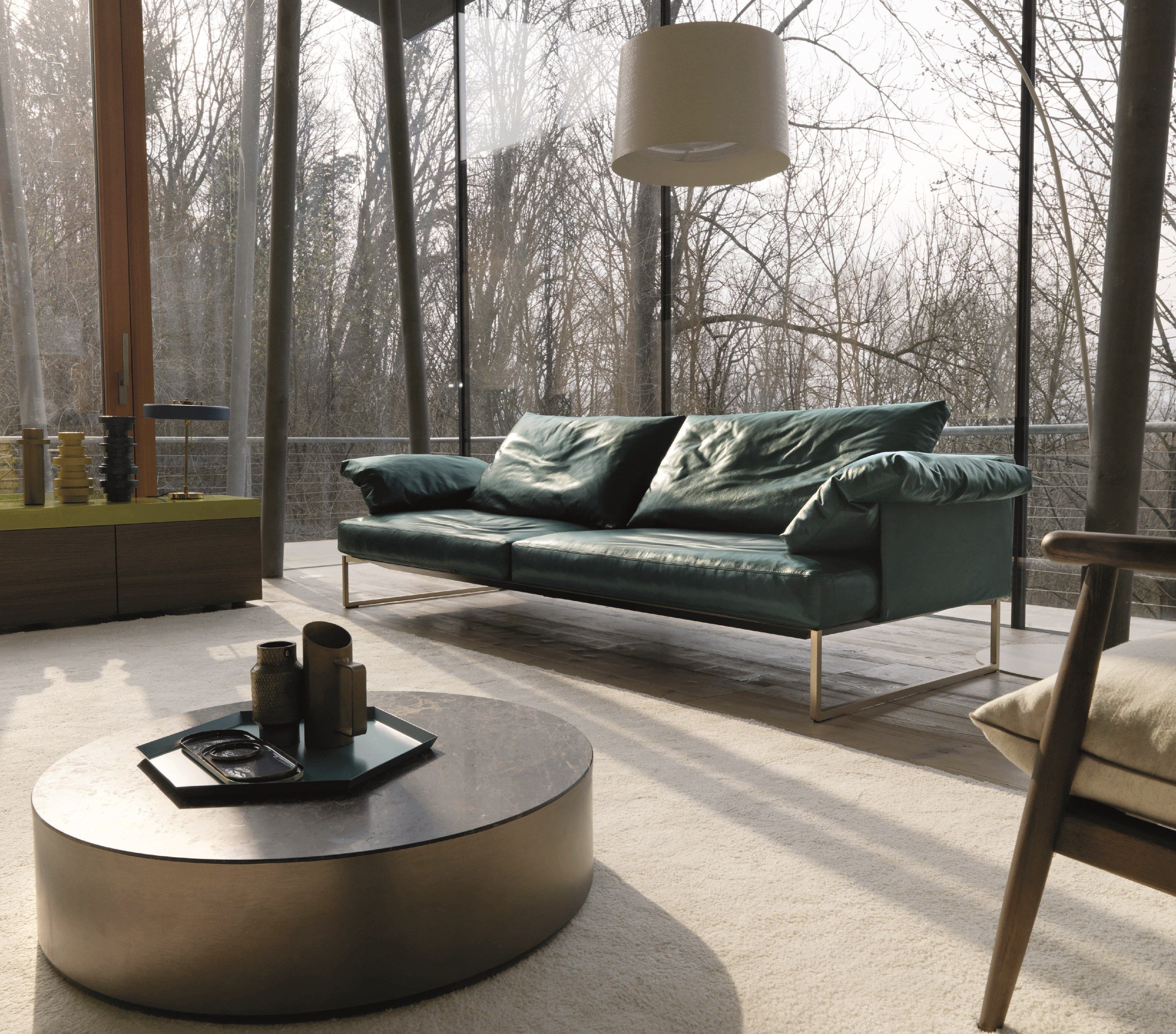 3-местный кожаный съемный диван Désirée divani Arlon ARCH-00031436 - Вид №2