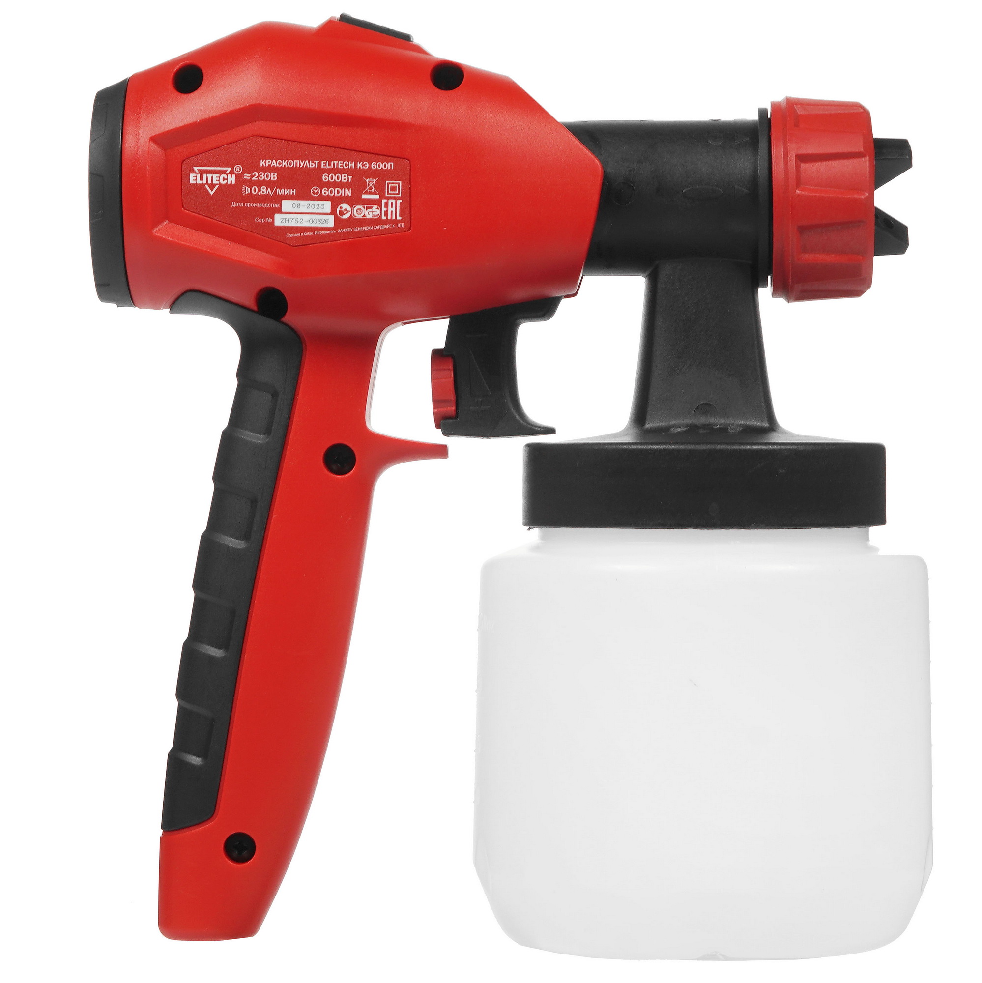Краскопульт ELITECH КЭ 600П 8195563 STDN-0044541 - Вид №2