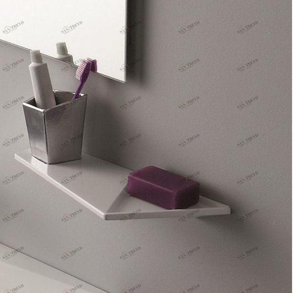 Полочка со стаканом для зубных щеток Olympia Ceramica Crystal M45KR