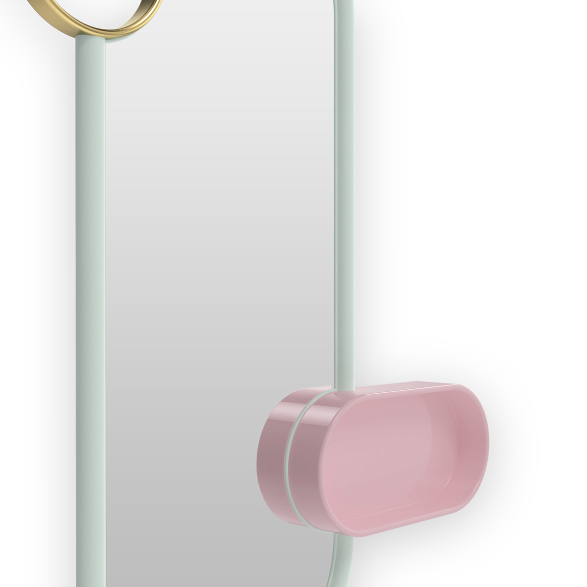 Зеркала Bubble Gum Big Mirror Covethouse CIRCU  - Вид №3