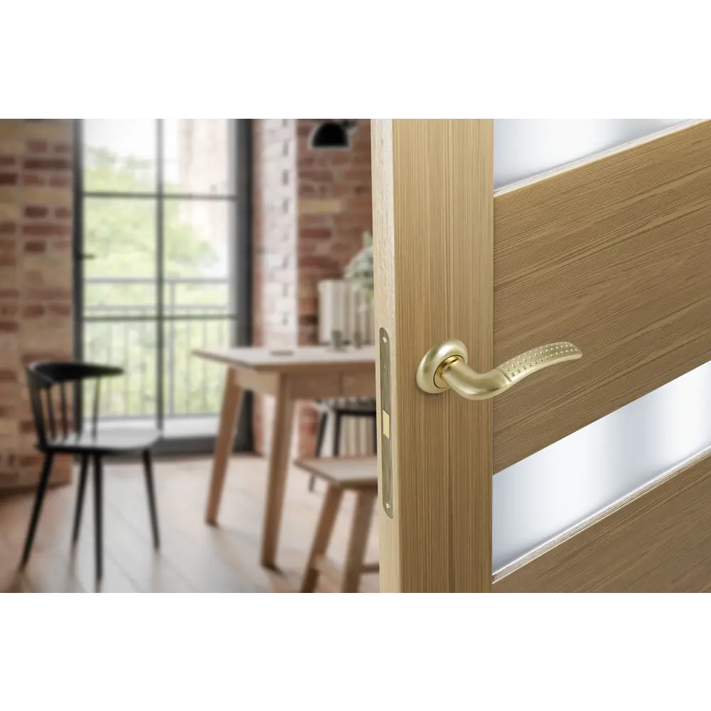 Дверные ручки EDSON EDS-10-Z01 золотые для межкомнатных дверей 85170615 STLM-0059414 - Вид №8