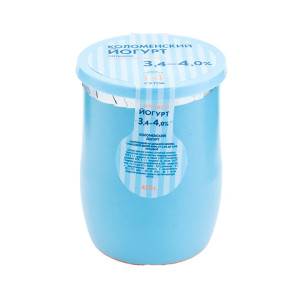 Йогурт Коломенский питьевой из цельного молока 3,4%-4,0% Коломенское молоко 450 г БЗМЖ