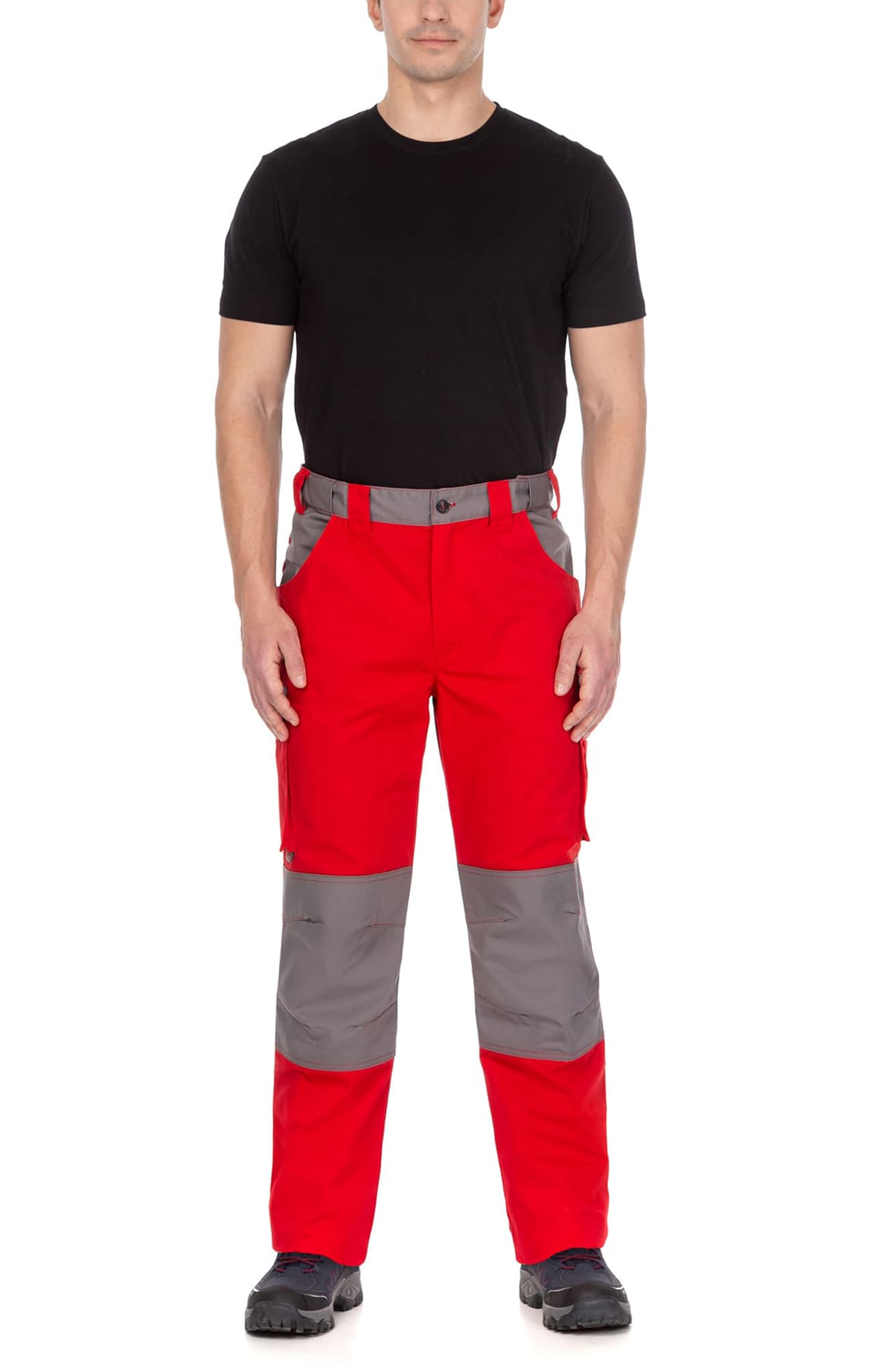 70059 Костюм  NEW красный с серым STATUS  Летняя спецодежда  размер 60-62/170-176  - Вид №11