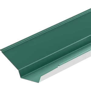 Ендова верхняя 115x30x115 мм 2 м RAL 6005 0.4 мм зеленый