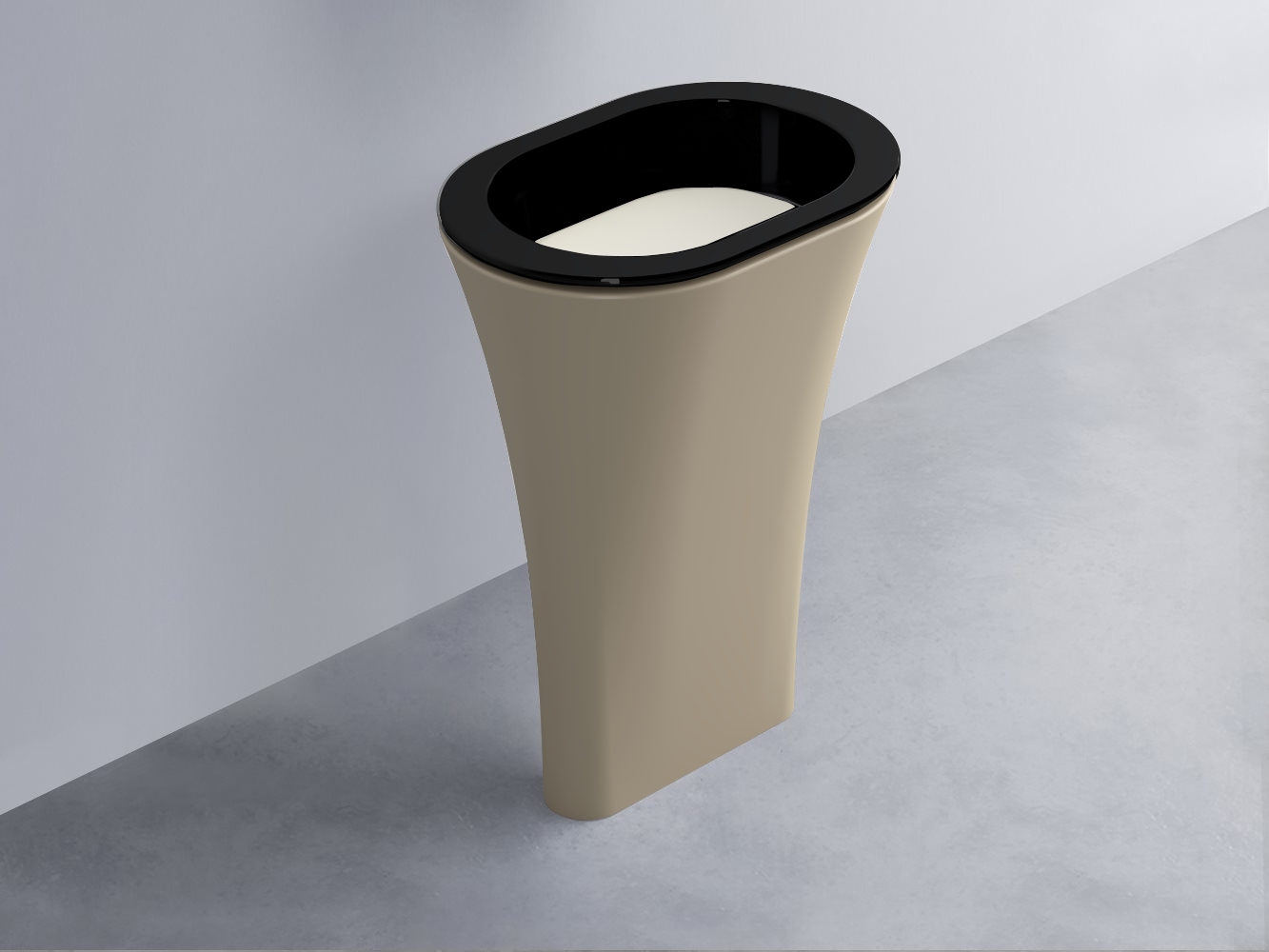 AMLA65-N+AMPILO-TL+AMCOLO-AV Раковина Amedeo Ovale отдельностоящая cielo Enjoy + Amedeo Ceramica Cielo