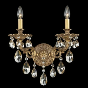 Бра 5642-27 GS от Schonbek SCHONBEK СВЕЧА 245341 Прозрачный;золото