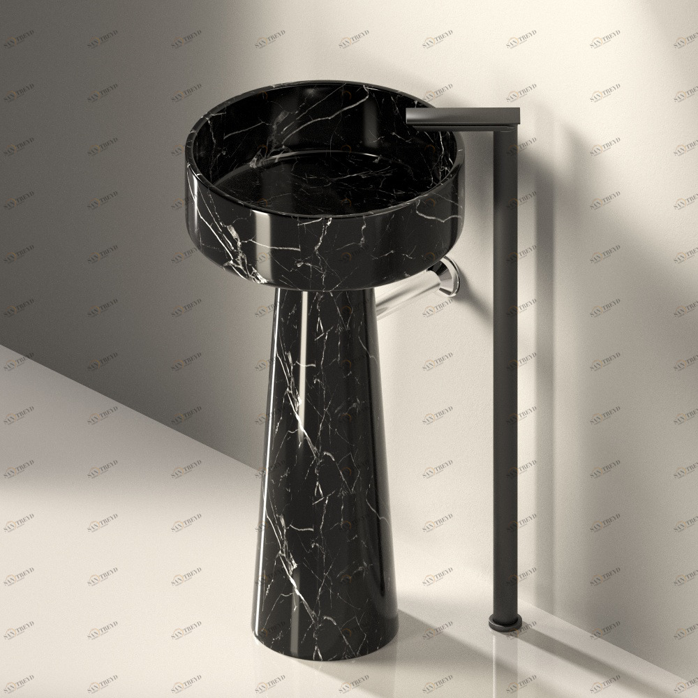 ACER1018MMARQUINA Напольная раковина стоящая круглая Agape 