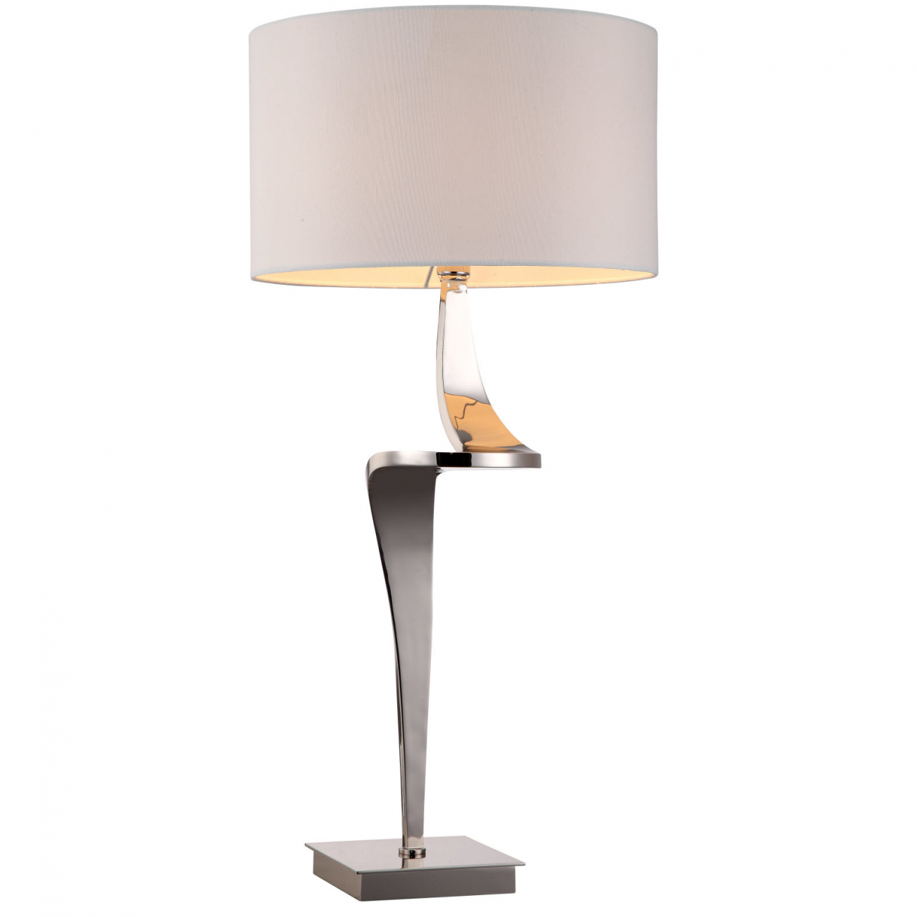 Настольная лампа Enzo от RVAstley Хром 5024 RVASTLEY ИНТЕРЬЕРНЫЕ 061754 Белый;хром  - Вид №1