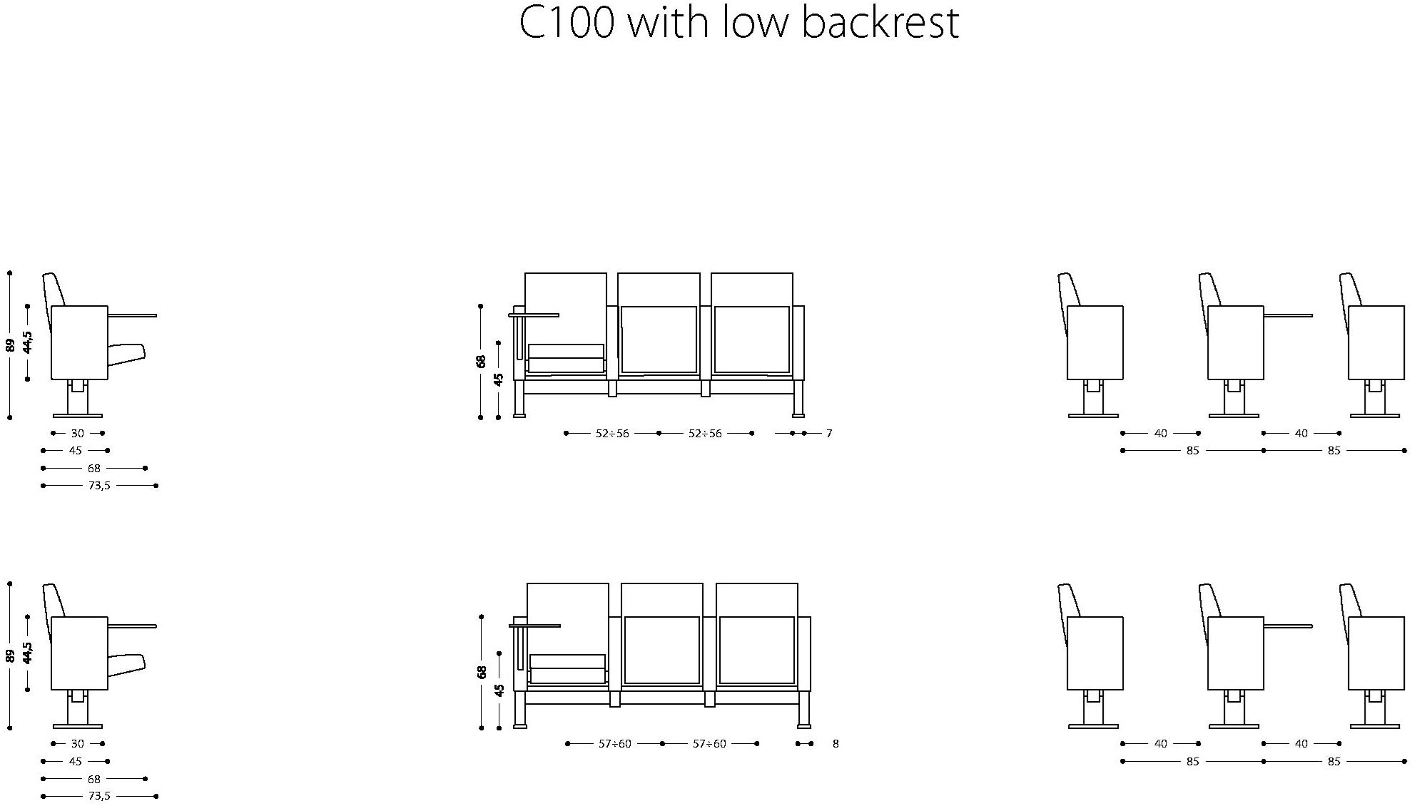 LAMM Сиденье для аудитории с клапаном sun-id-1352517 - Вид №36