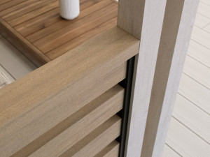 Наружное декоративное ограждение WPC