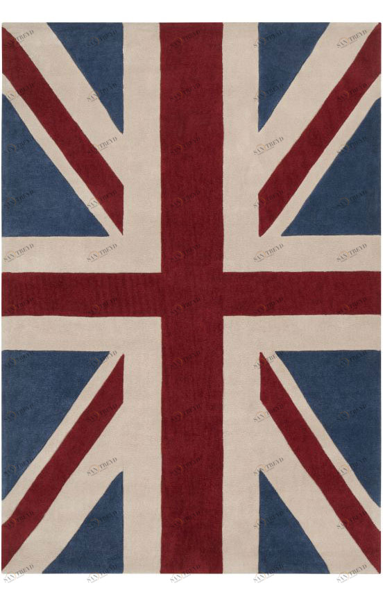 Ковер Union Jack classic 160х230 DOLLY CAPRETS ДИЗАЙНЕРСКИЕ, UNION JACK 015286 Красный;синий 