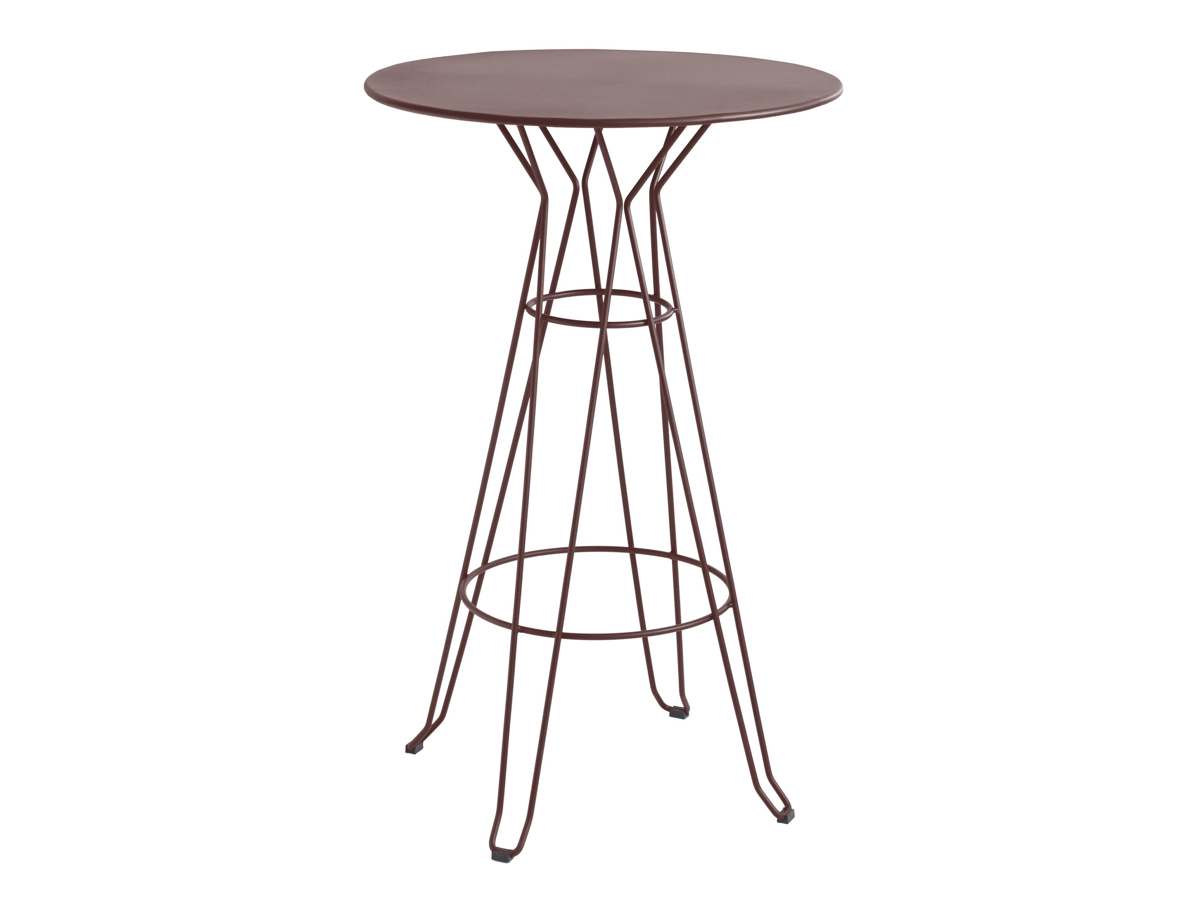 Стальной высокий круглый садовый стол iSimar ARCH-00002745