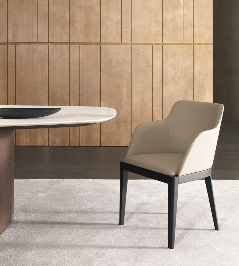 MisuraEmme Мягкое кожаное кресло с подлокотниками sun-id-1383227 - Вид №5