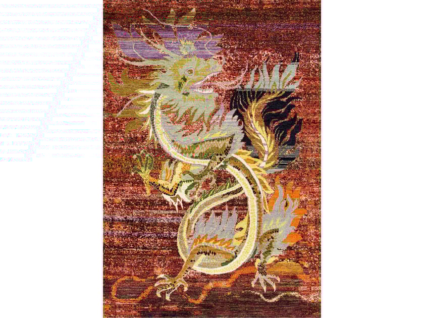 Прямоугольный шерстяной ковер Zollanvari Бродячие звери - Флора и фауна Габбе ARCH-00136556