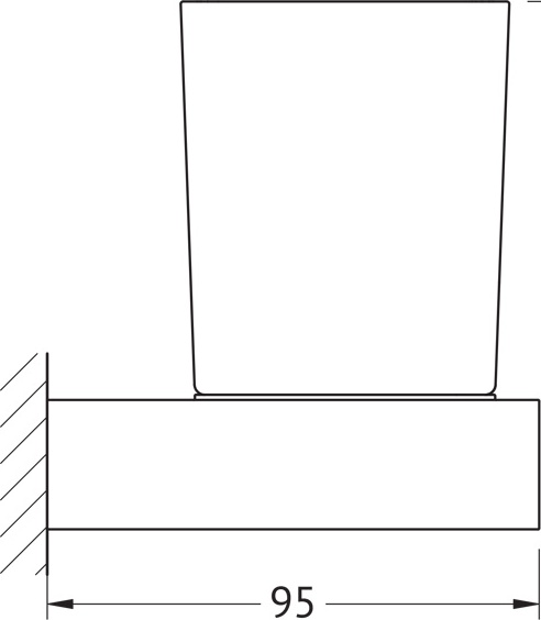 8321 Держатель со стаканом ARTWELLE Regen - Вид №1