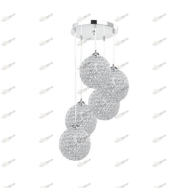 Дизайнерская подвесная люстра Spot Light Imperia 8220528 хром SPOT LIGHT ДИЗАЙНЕРСКИЕ, ШАР 108252 Хром 