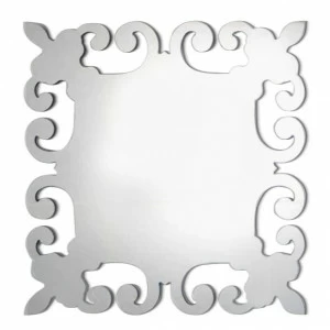 Зеркало настенное квадратное 100х100 см серебряное Mirror Clear DELIGHT COLLECTION ДИЗАЙНЕРСКИЕ 00-3882985 Серебро
