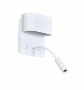 Спот настенный светодиодный с подсветкой гибкий белый Verat 2646-2W FAVOURITE DUPLIX 00-3926028 Белый